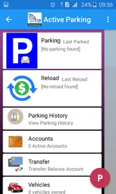 SmartParking Borneo android App screenshot 0