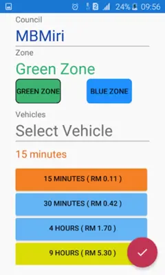 SmartParking Borneo android App screenshot 1